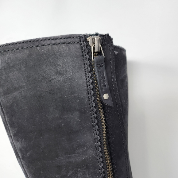 Teva | Tall Foxy Waterproof Leather Heeled Boots Size 9 - Picture 3 of 10